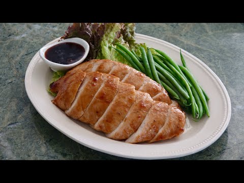 Roast Turkey Breast with Cranberry Soy Glaze Recipe - Japanese Cooking 101