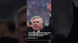 Real Madrid Lolos ke Semifinal Liga Champions, Carlo Ancelotti Puji Selangit Kiper Thibaut Courtois