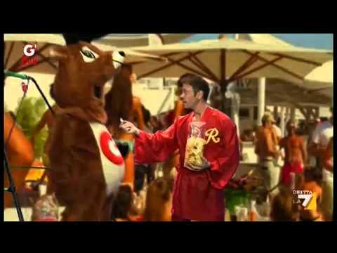 G'DAY 02/04/2012 - G'Dello e Rocco Siffredi protagonisti di un noto spot televisivo