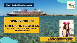 DISNEY CRUISE LINE CHECK-IN PROCESS STEP BY STEP (plus screenshots!)
