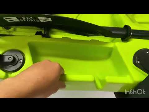 Detailed walkthrough of the bay sports 3.9m pedal drive kayak