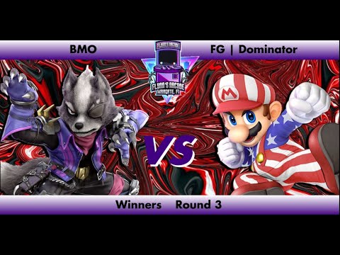 Flynn's Arcade 047 Winners Round 3 - BMO (Wolf) Vs. FG | Dominator (Mario) Ssbu Ultimate
