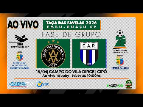 TAÇA DAS FAVELAS EMBU-GUAÇU SP | FASE DE GRUPO| F .PONTE ALTA 🆚F. PQ  SÃO LOURO