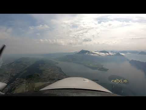 Approach and landing in Buochs AP
