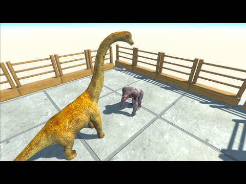 BRACHIOSAURUS vs EVERY UNIT - Animal Revolt Battle Simulator ARBS