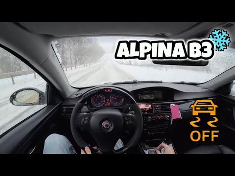POV Važiavimas Su ALPINA B3 *Pirmas Sniegas*