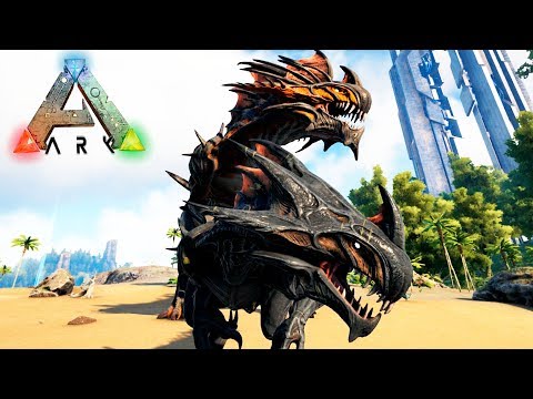 КОРОЛЕВА ЖНЕЦ И ЕЁ ДЕТЕНЫШ - ARK Survival Evolved Play as Dino