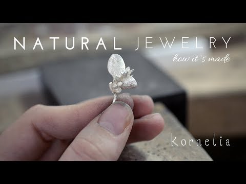 Natural Jewelry - How it's made - Lost Wax Technique Variation