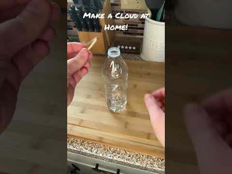 Make a Cloud at Home! #science #experiment #weather #education #weatherman #athome #diy