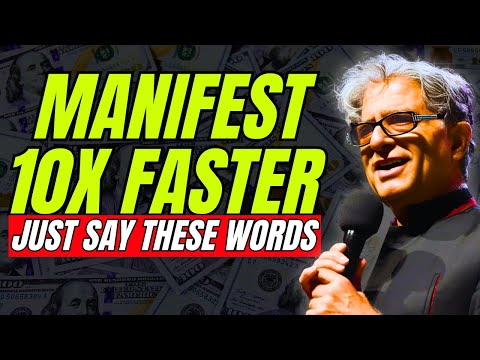 If You Say This, You Will Manifest 10 Times Faster - Deepak Chopra | Law Of Attraction