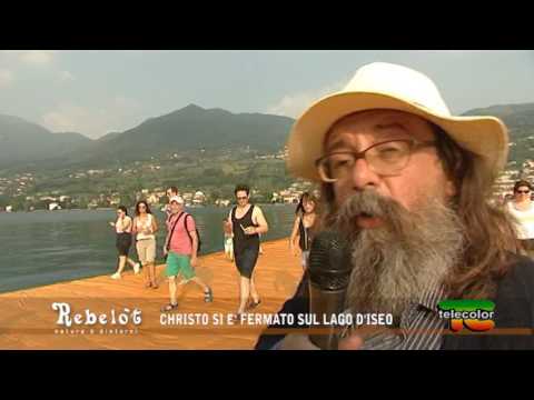Rebelot: Christo si è fermato sul lago d'Iseo - 18 07 2016