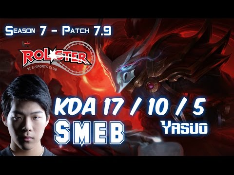 KT Smeb YASUO vs ZED Mid - Patch 7.9 KR