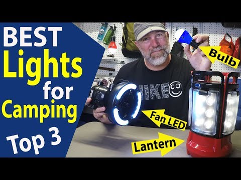 BEST Lights for Camping 2018 / Coleman Lantern / Tent Fan Light / LED Bulb