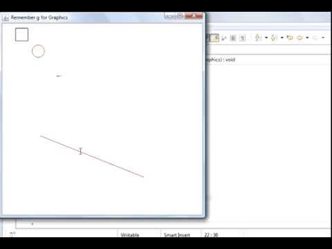 Java Programming Lesson 90 Graphics Java Drawline