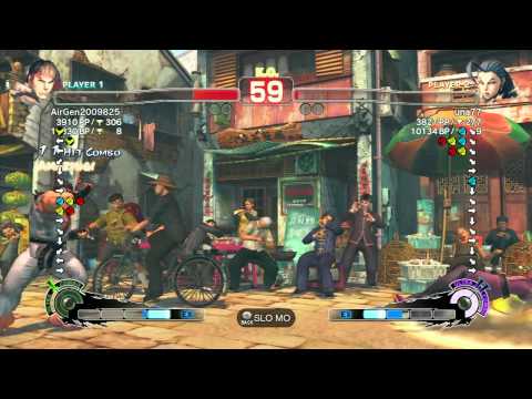 SSF4 AE: Air (Ryu) vs una77 (Rose) - Ranked Match (720p HD)