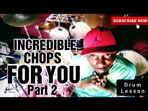 Drum Lesson:How To Play An Advanced Gospel Drum Chops Part 2/David owolabi