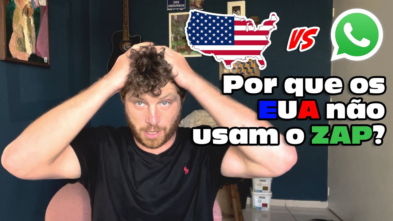 Nos ESTADOS UNIDOS NÃO USAM WHATSAPP (como eles comunicam?)