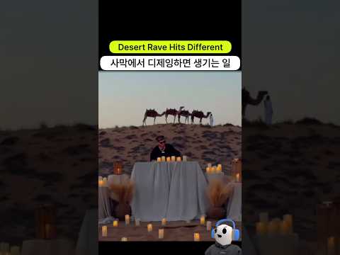 사막에서 디제잉하면 생기는 일..