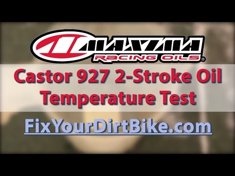 Maxima Castor 927 2-stroke Oil Cold Weather Test #fixyourdirtbike #reviews #2stroke