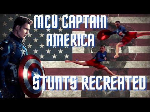 MCU CAPTAIN AMERICA Stunts and Martial Arts in real life