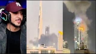 إيران تدمر دبي و البحرين بدرونات إنتحارية