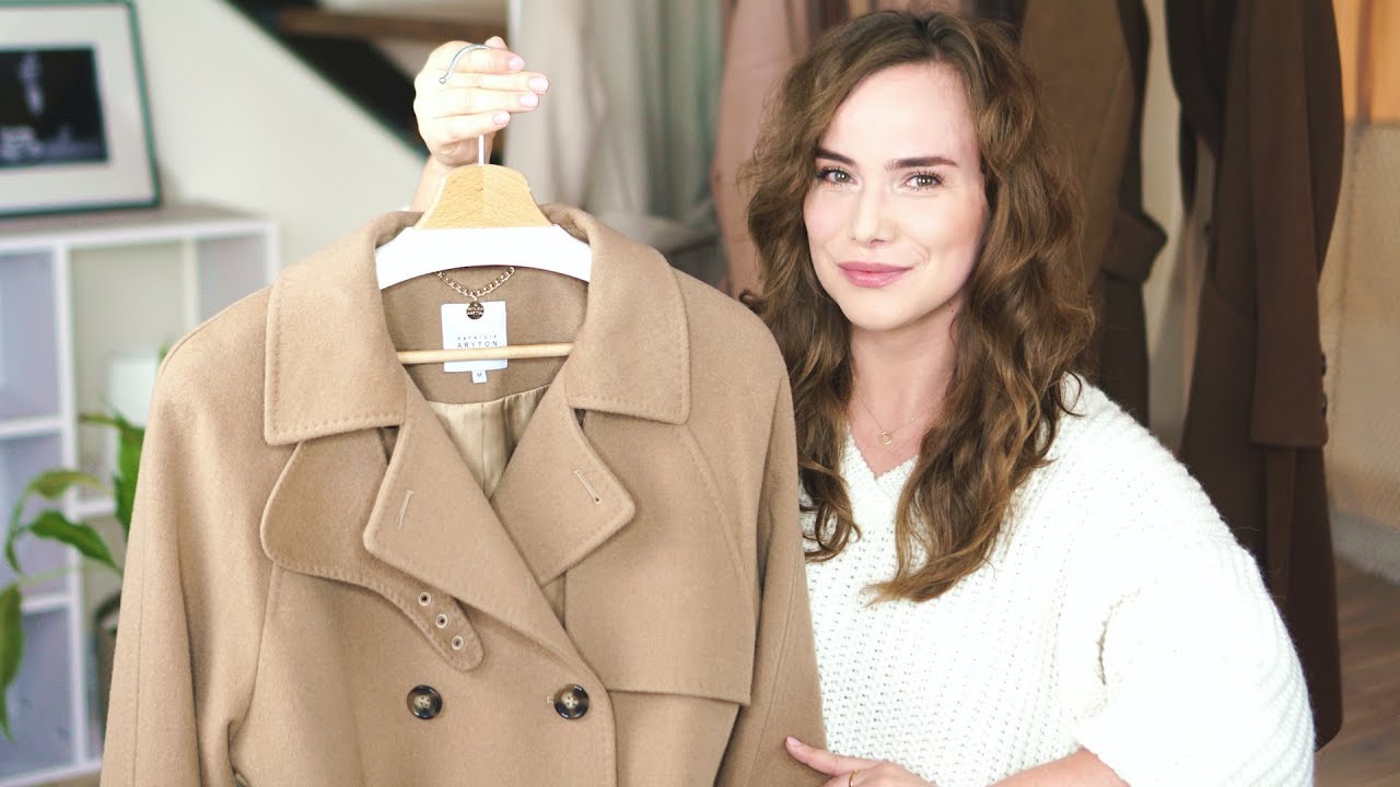 Radzka MISJA 🐑 beżowy WEŁNIANY płaszcz 🐑 WEŁNA i BEZ WEŁNY 🐑