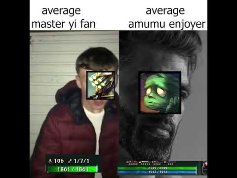 average master yi fan vs average amumu enjoyer