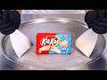 KitKat Birthday Cake Ice Cream Rolls Satisfying Visual ASMR