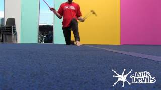 DEVIL STICKS - Knee Roll