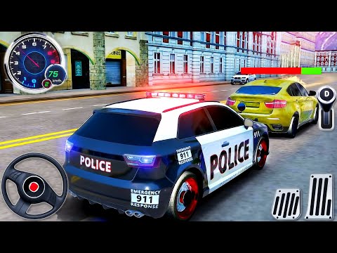 US Police Car Drift in The City Simulator - SUV Cop Patrol Chase Driving - Android GamePlay #10