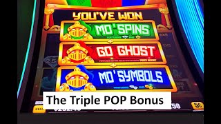 Super Big Win! Triple POP on Spooky Link Slot! Aristocrat Game