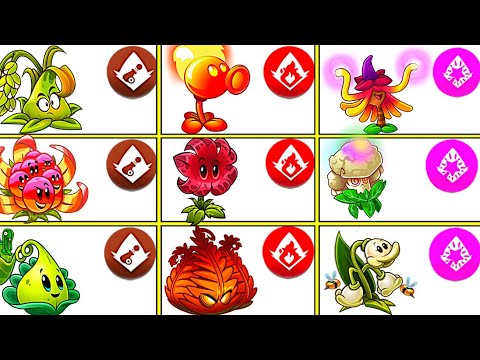 Random 22 Plants Free_Premium Battles - Which Plants Will Win? - PvZ2 Plants vs Plants