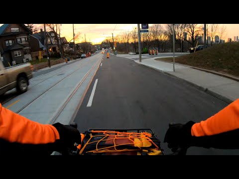 Toronto Cycling Compilation 2024 - funny stuff, bad driving, crashes and more