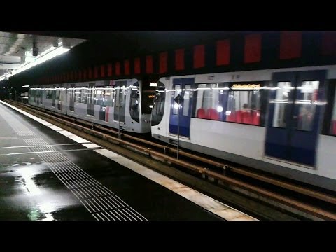 RET Metro Combi Type R (SG3+RSG3) op Lijn D - Hoogvliet richting Rotterdam Centraal