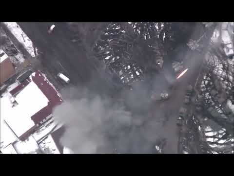 Украина.Сумская область, работа системы «Град» с жилых кварталов. Прячутся за спинами мирных #shorts