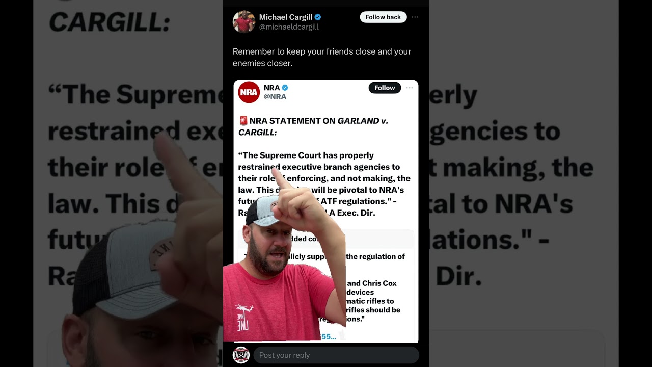 Not So Fast NRA… #shortsfeed #shortsvideo #atf #biden #congress #scotus #langley #NRA