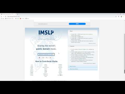 Free Sheet Music Download Website - IMSLP