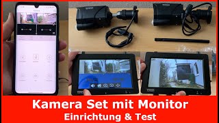 Tonton 5MP Easy Überwachungskamera Set || Einrichtung & Test (mit All-in-One-Touchscreen-Monitor)