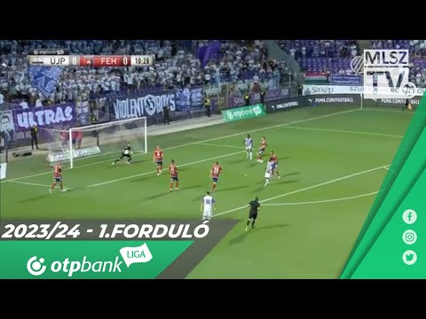 Újpest FC – Fehérvár FC | 2-1 | (2-0) | OTP Bank Liga | 1. forduló | MLSZTV