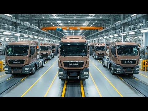 How MAN Produces Heavy‑Duty Trucks Daily | Inside the European Truck Factory (Full Process)