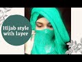 Volume Layer HIJAB STYLE | Fluffy HIJAB STYLE WITH NIQAB