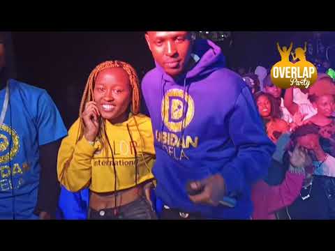 Nadia Mukami x Masauti kiss live at overlap party hosted by Obidan Dela, DJ lyta Rimpa green