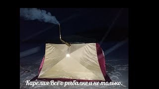 Рыбалка на леща ночью со льда