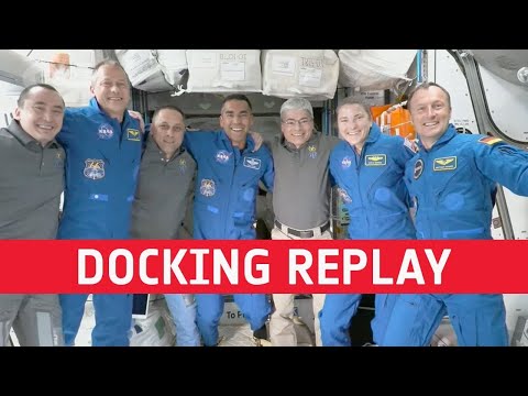 NASA SpaceX Crew-3 Docking Replay