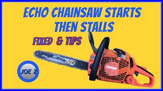 Chainsaw starts then dies no start #ECHO fix & tips