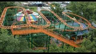 preview picture of video 'Spinning Coaster (both ways) - Zhongshan Park'