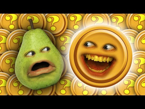 迷惑なオレンジ - 梨 vs 100謎のボタン! (Annoying Orange - Pear vs 100 Mystery Buttons!)