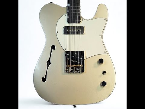 2025 Del Toro Guitars Torelli Deluxe Champagne Mist image 12