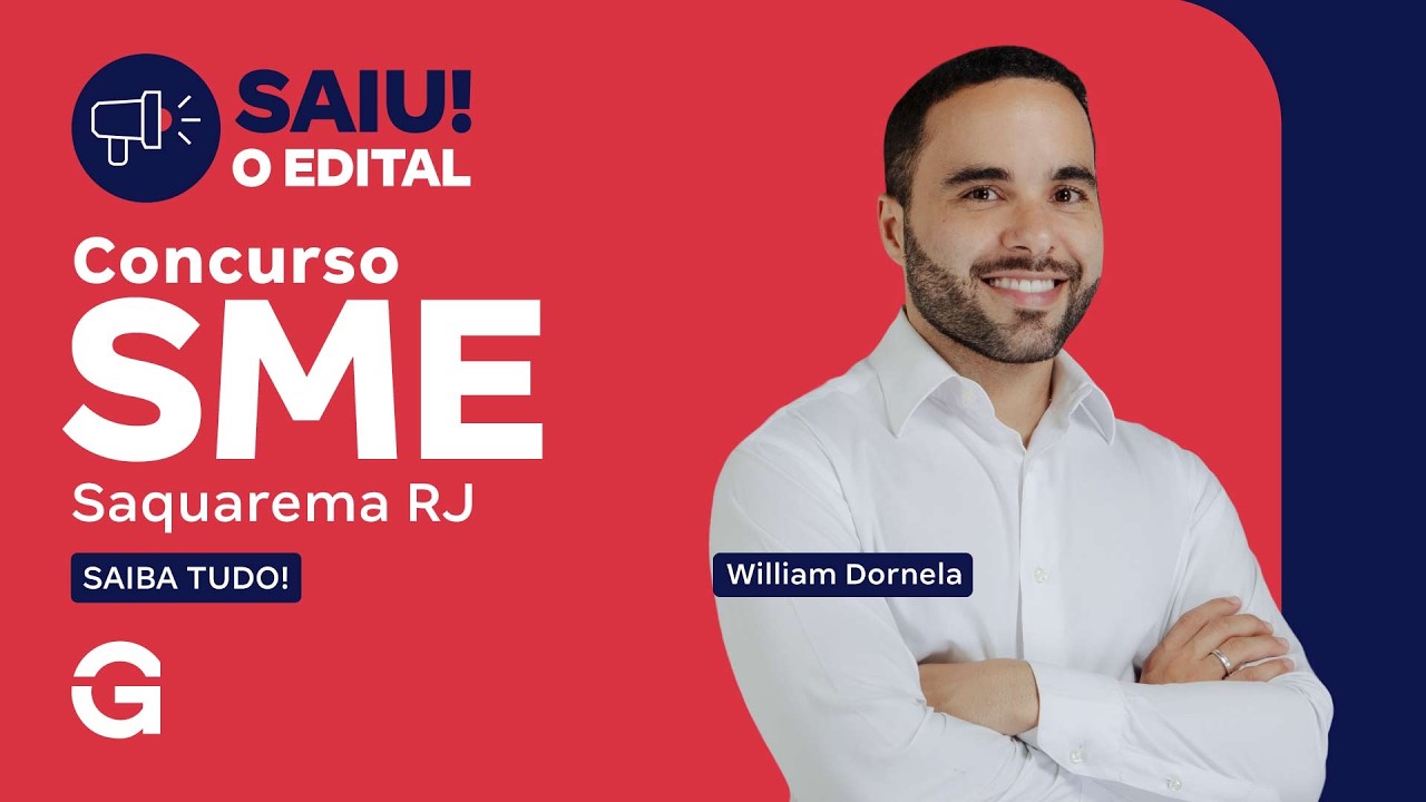 Concurso SME Saquarema RJ 2026: Saiu o Edital com 1.268 vagas + CR!