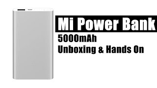 Xiaomi Power Bank 5000mAh (NDY-02-AM) Silver - відео 2